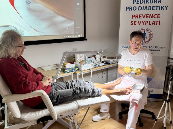 Pedikérská péče o rizikovou nohu u diabetika