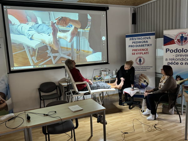 Pedikérská péče o rizikovou nohu u diabetika