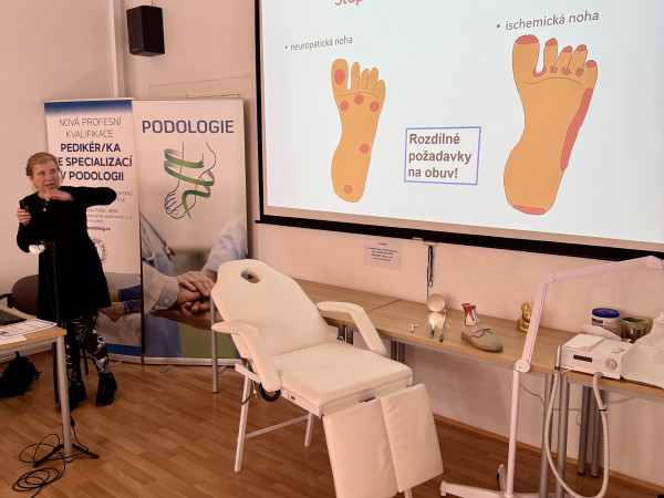 Pedikérská péče o rizikovou nohu u diabetika