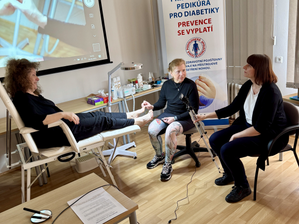 Pedikérská péče o rizikovou nohu u diabetika